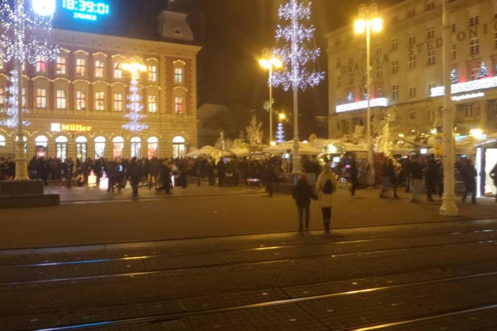 A U CENTRU ZAGREBA POSLE VJEČNOG DERBIJA SE GLEDA PARTIZAN: Neočekivana scena u lokalu na Trgu bana Jelačića!