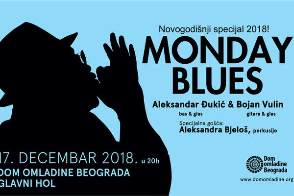 MONDAY BLUES: Đuka, Bojan i Aleksandra Bjeloš u Domu omladine