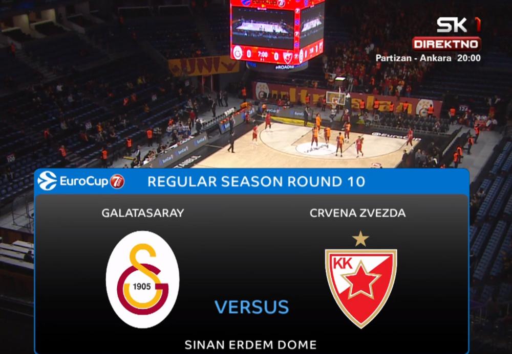 Detalj pre početka meča  