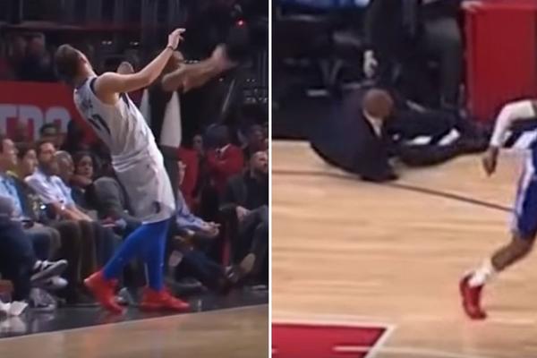 VEČE KOMEDIJE U STEJPLS CENTRU: Luka Dončić dobio preko nosa od sudije, trener Klipersa se prosuo po terenu!