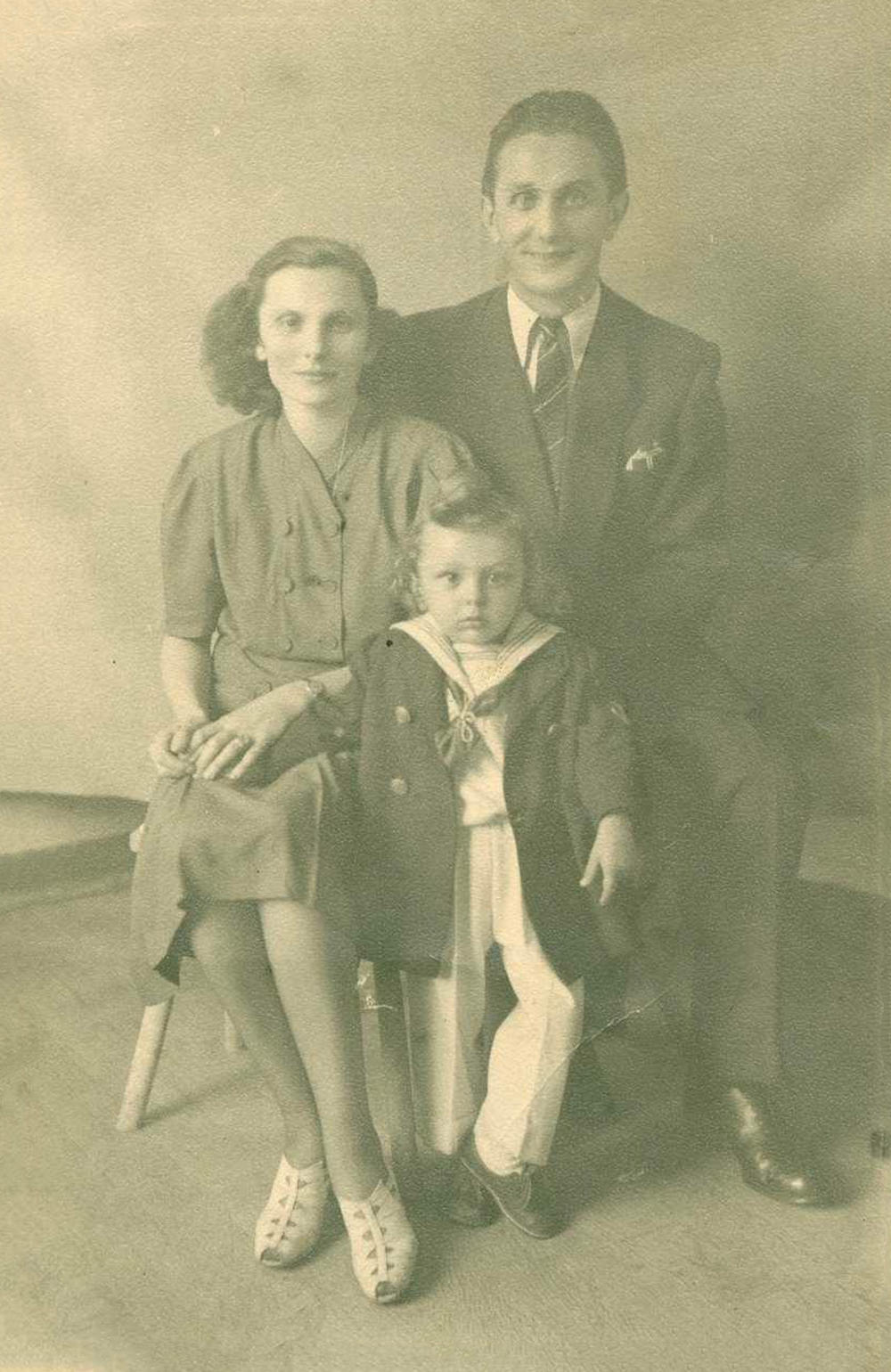Branko Terzić sa roditeljima  