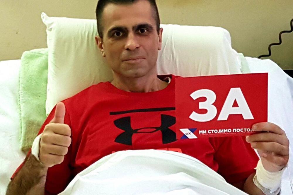 OGLASIO SE ĐORĐE MILIĆEVIĆ, PRVI PUT NAKON SAOBRAĆAJNE NESREĆE! Iz bolničke postelje poslao je JAKU PORUKU Dačiću