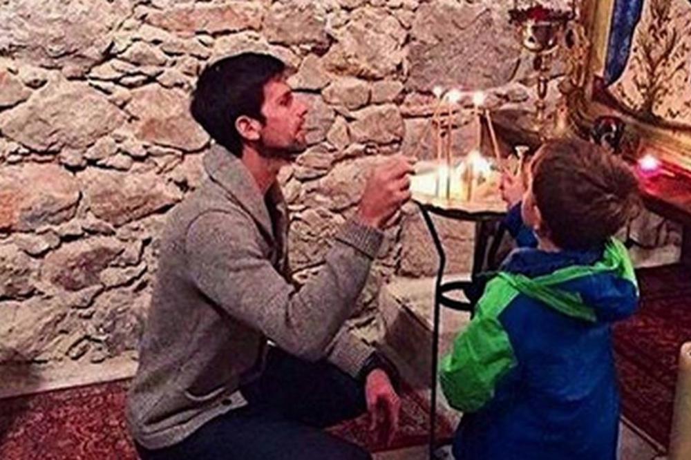 ĐOKOVIĆ ODVEO STEFANA U CRKVU: Novak uči sina od malih nogu pravoslavlju i značaju vere i zajednice!