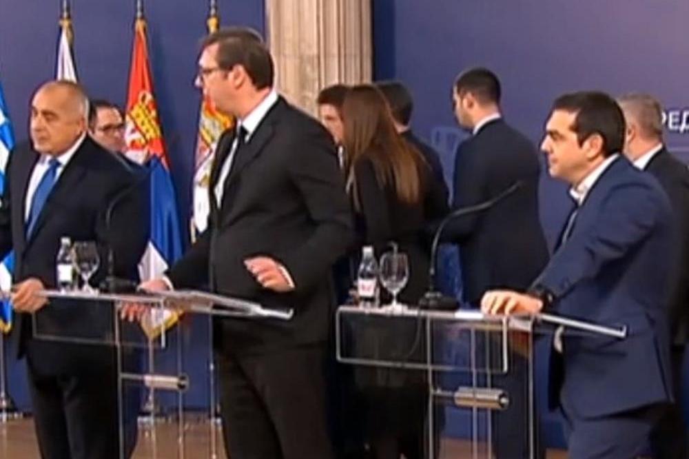 DRAMA NA VUČIĆEVOJ KONFERENCIJI: Lideri regiona se obraćali medijima, a onda je jednom zvaničniku POZLILO! (VIDEO)