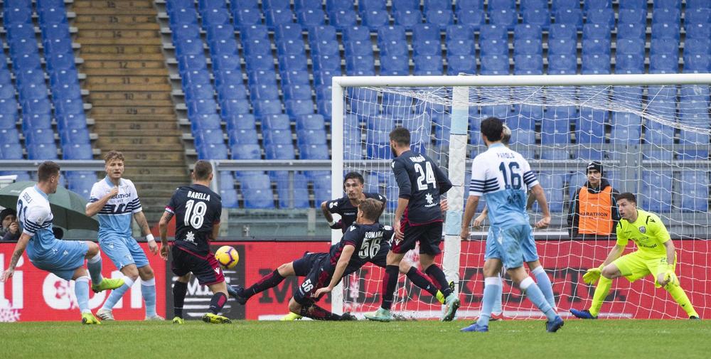 Sergej postiže gol protiv Kaljarija  