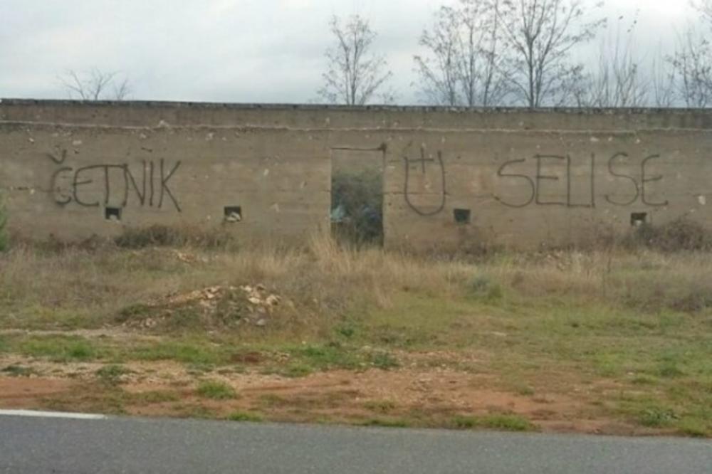ČETNIK, SELI SE: Grafit mržnje osvanuo na SRPSKOJ KUĆI, vlasnica pobegla jer su je već maltretirali što je SRPKINJA