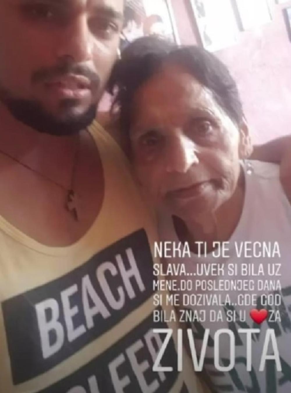 Bora Santana: poslednji pozdrav baki  