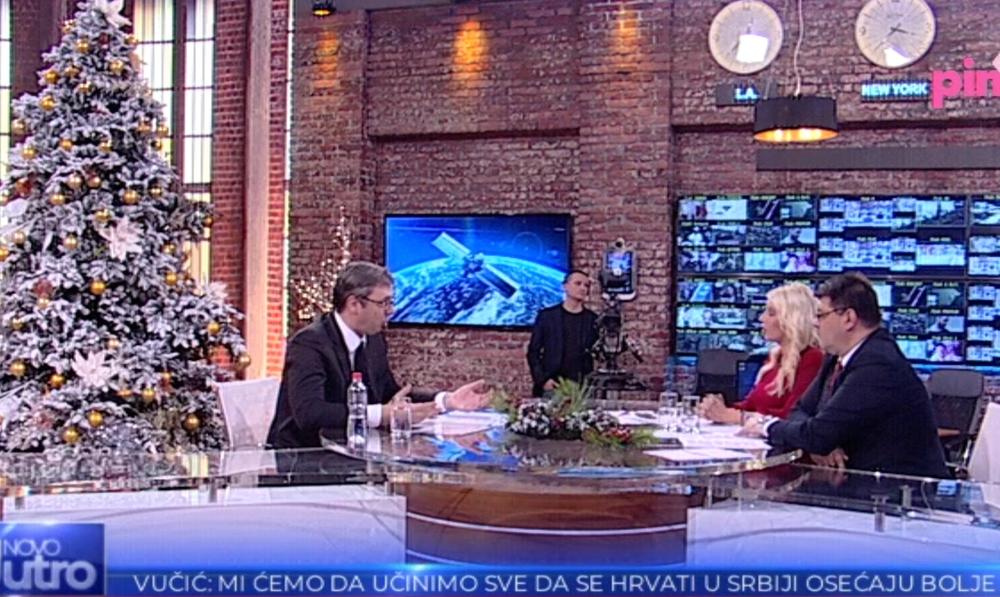 Aleksandar Vučić u jutarnjem programu TV Pink  