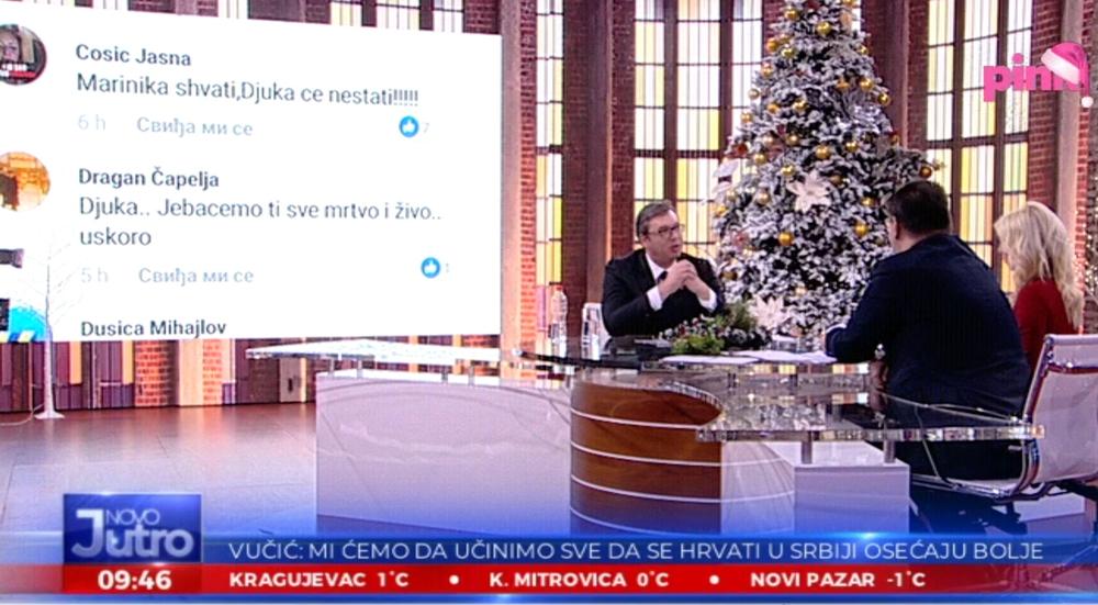 Aleksandar Vučić o pretnjama na društvenim mrežama  
