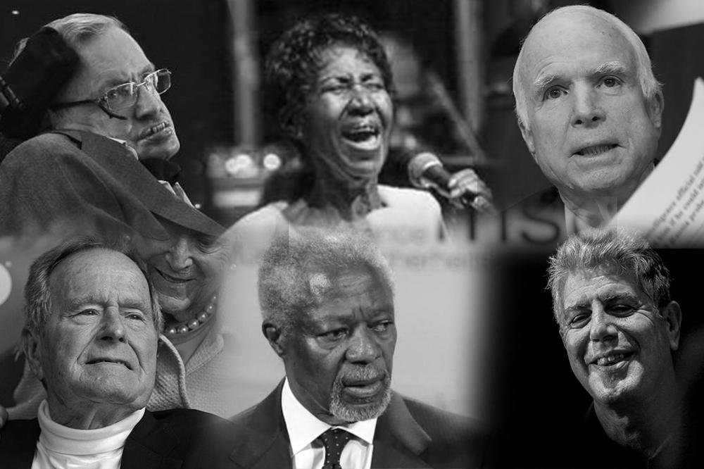 SVET JE U 2018. PLAKAO ZBOG NJIHOVOG ODLASKA: Ove ličnosti su nas napustile u godini za nama!