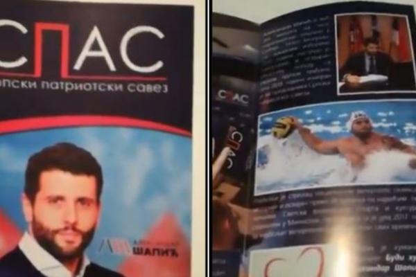 REKLAMNI MATERIJAL ALEKSANDRA ŠAPIĆA DELE SNS AKTIVISTI? Tviteraš tvrdi da ih je zatekao u svom hodniku u zgradi!