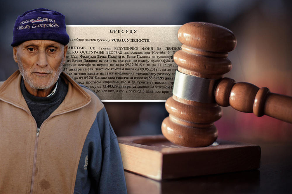 PRVA PRESUDA ZBOG SMANJENJA PENZIJA: PIO mora da plati penzionerima propust, I TO S KAMATOM!