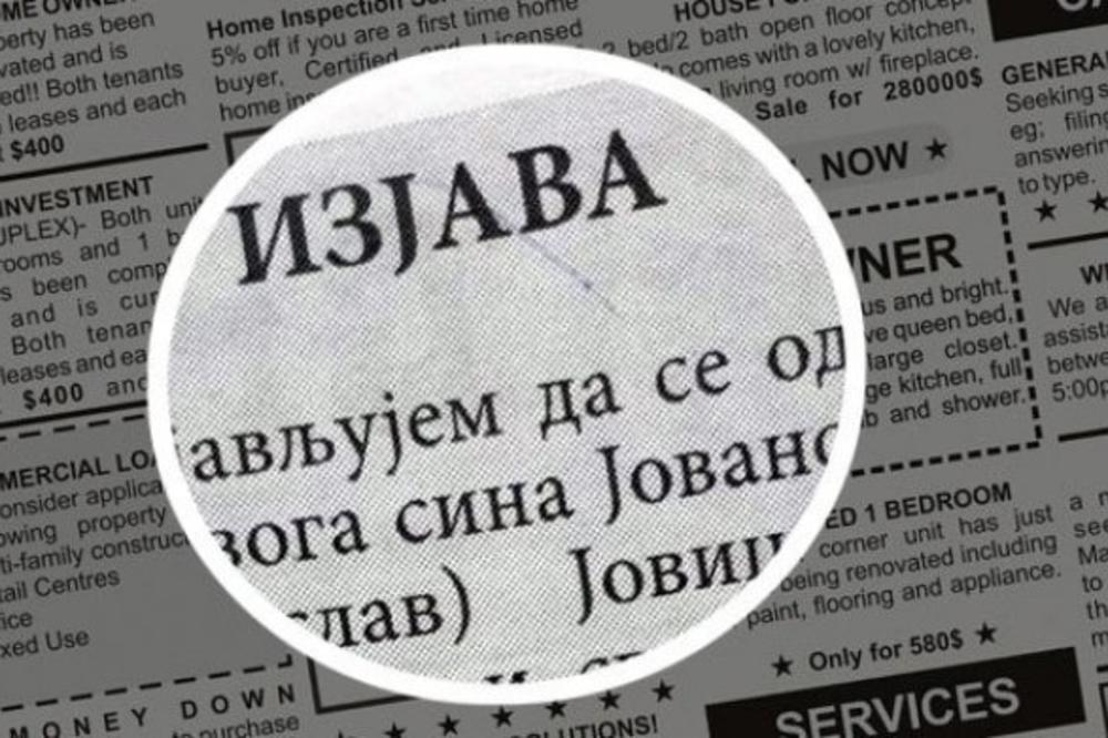 ISELITE SE IZ MOG DOMA ODMAH! Slobodanka iz Smoljinca se odrekla svoje dece preko novina! Srbija bruji o ovoj majci