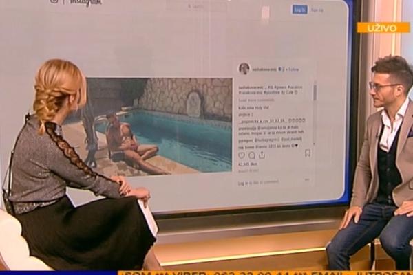 BLAMČINA! U jutarnjem programu UŽIVO izletela GOLIŠAVA fotka Saše Kovačevića, pevač POCRVENEO