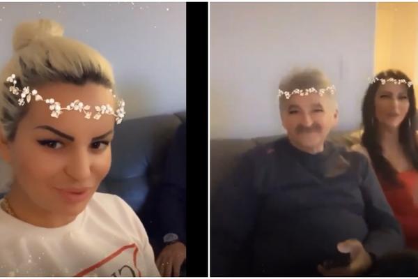 PRESMEŠNO! DŽIDŽA I NJEN TATA BOSANAC U NAJLUĐOJ ČESTITKI ZA NOVU GODINU: On je našminkan, a svi vrište od smeha!