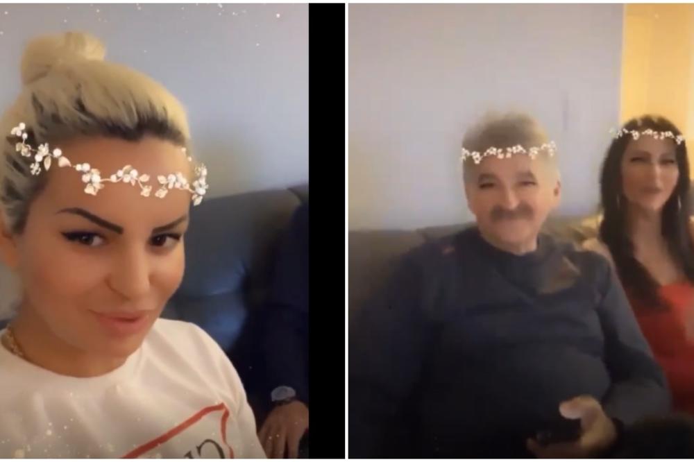 PRESMEŠNO! DŽIDŽA I NJEN TATA BOSANAC U NAJLUĐOJ ČESTITKI ZA NOVU GODINU: On je našminkan, a svi vrište od smeha!