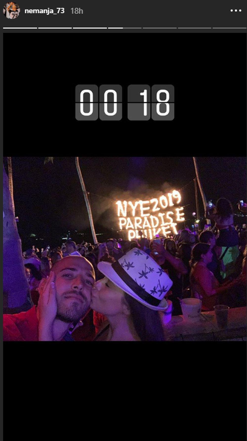 Nemanja Miletić je sa svojom lepšom polovinom Novu godinu dočekao na Tajlandu  