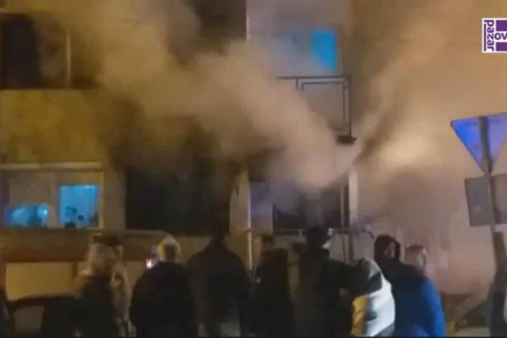 U NOVOM PAZARU BEBA SPASENA IZ POŽARA: Kada su je vatrogasci našli BILA JE U TEŠKOM STANJU