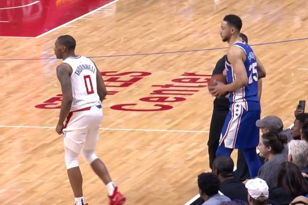 NEVIĐENA GLUPOST IGRAČA KLIPERSA: Okrenuo leđa protivniku, odmah je postignut koš kojom su Siksersi pobedili!