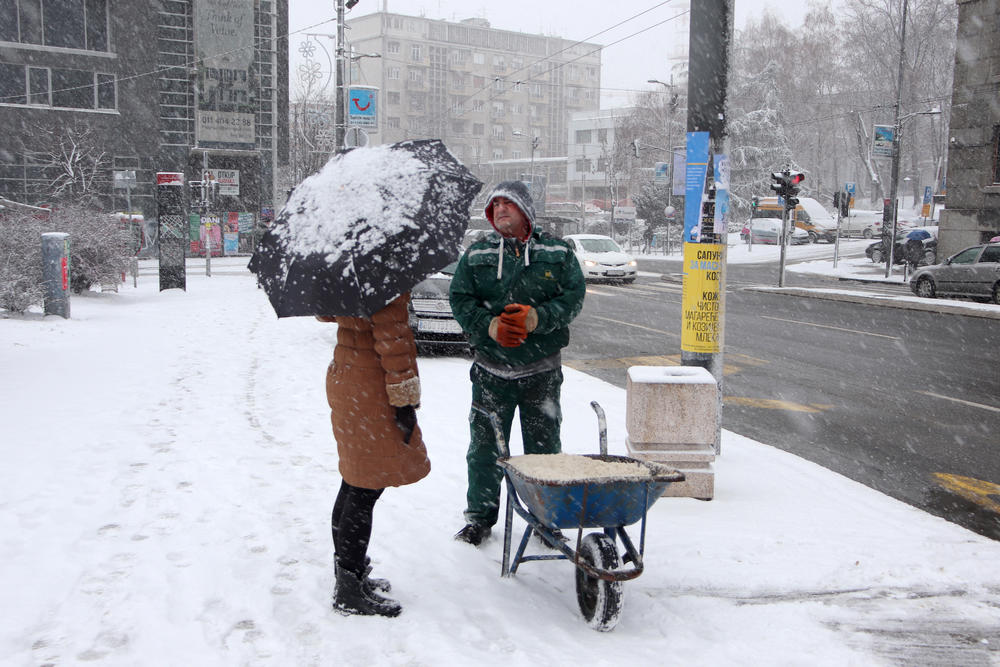 Radnik JKP-a  na terenu   