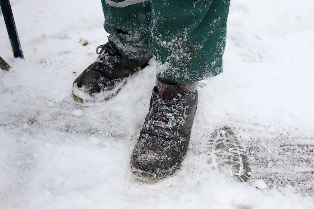Cipele namučenog radnika JKP 'Zelenilo'  