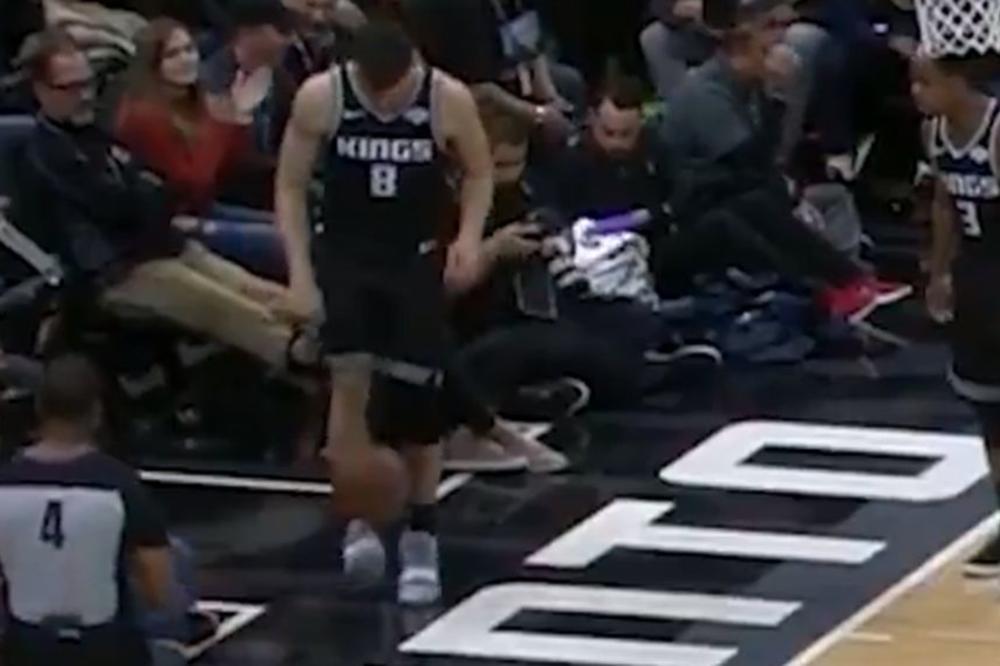 SAMO SRBINU USRED UTAKMICE PADNU NA PAMET TAKVE STVARI: Bogdanović zaista može sve, a sudija gleda i ne veruje!