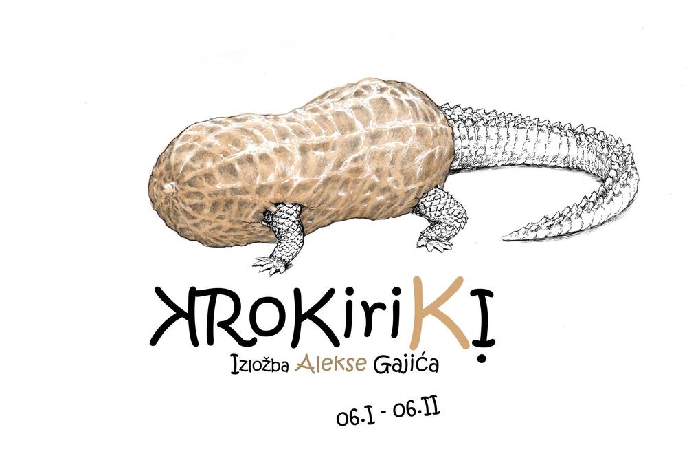 KROKODILOV CENTAR: Svečano otvaranje izložbe KROKIKIRIKI Alekse Gajića