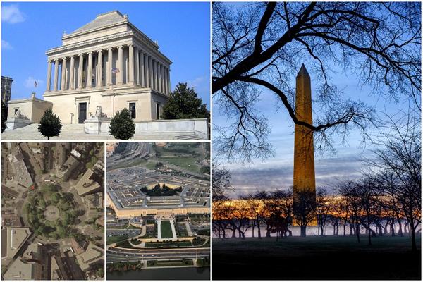 MASONI, PENTAGRAMI, ĐAVOLSKE ŠESTICE: Vašington je prepun okultnih simbola sa skrivenim značenjem (FOTO)