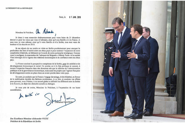 MAKRON POSLAO PISMO VUČIĆU! Obratite pažnju šta mu je poručio po pitanju KOSOVA (FOTO)