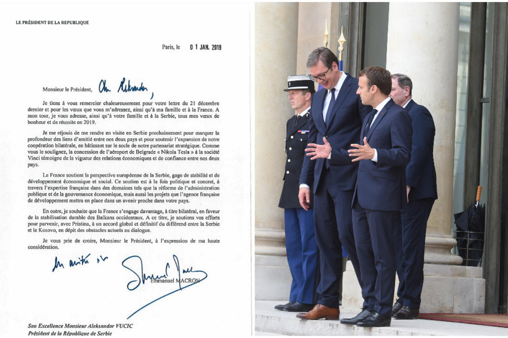 MAKRON POSLAO PISMO VUČIĆU! Obratite pažnju šta mu je poručio po pitanju KOSOVA (FOTO)