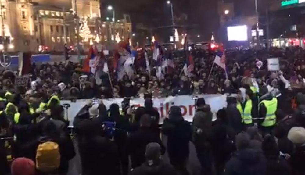 Počeo protest pod sloganom 'Jedan od pet miliona'  