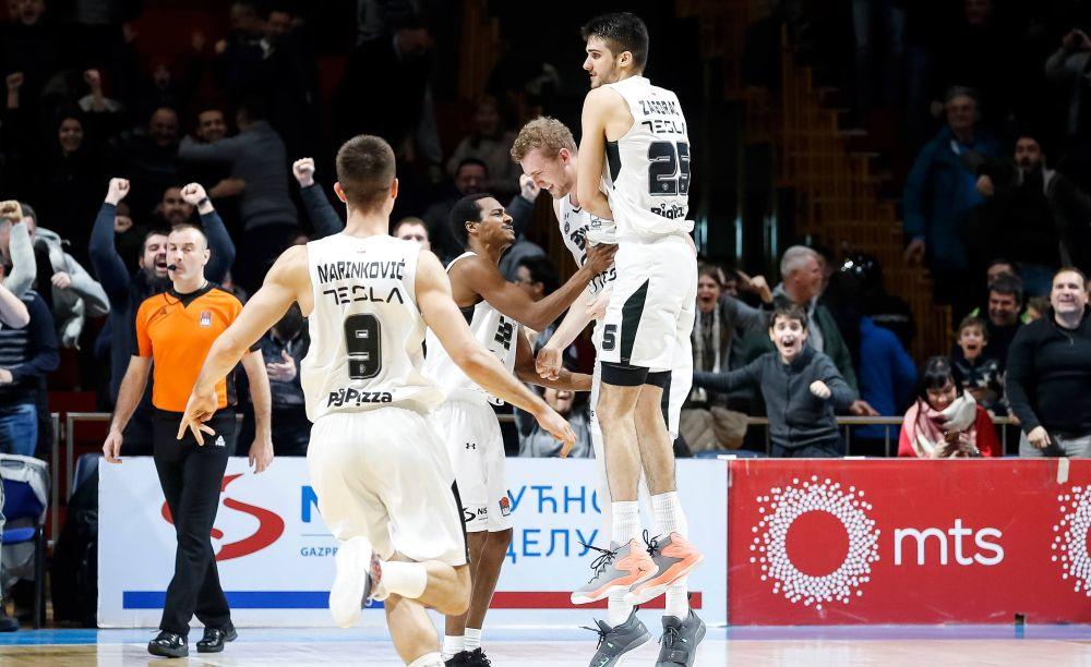 Slavlje košarkaša Partizana  