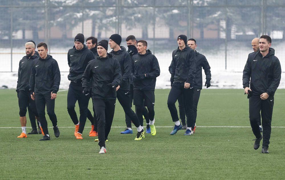 Pripreme fudbalera Partizana  