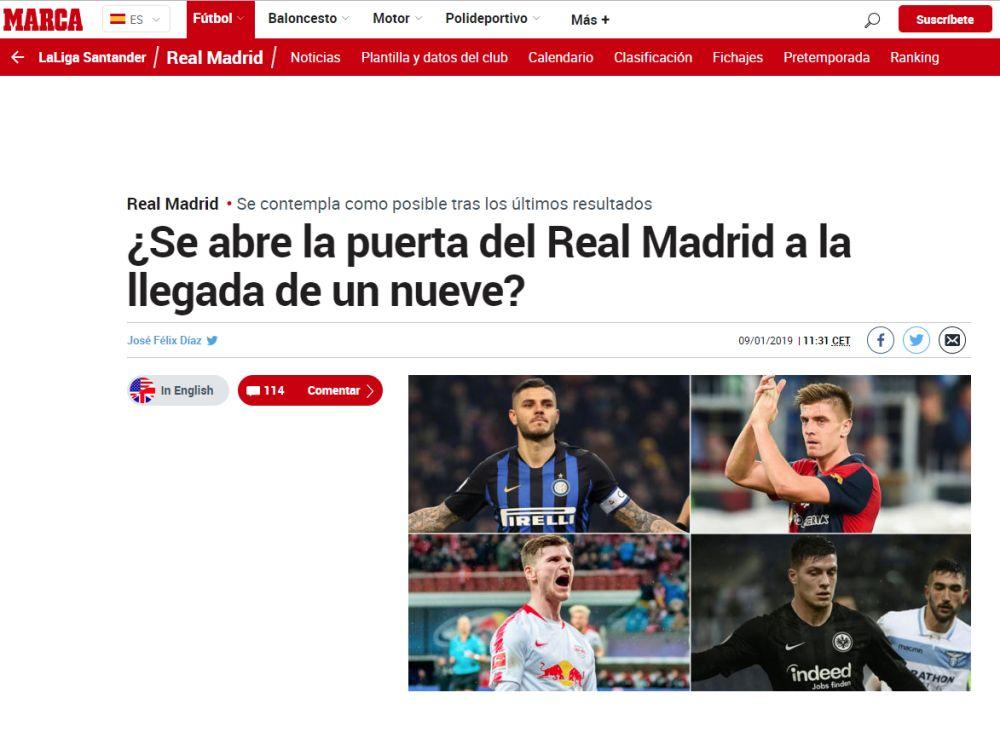 Glavna vest na španskoj Marki je srpski napadač  