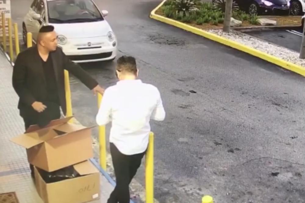 ZA PAR SEKUNDI OSTAO BEZ SATA I PRSTENA: Opljačkan na ulici brzinom svetlosti, reakcija muškarca u crnom je HIT!