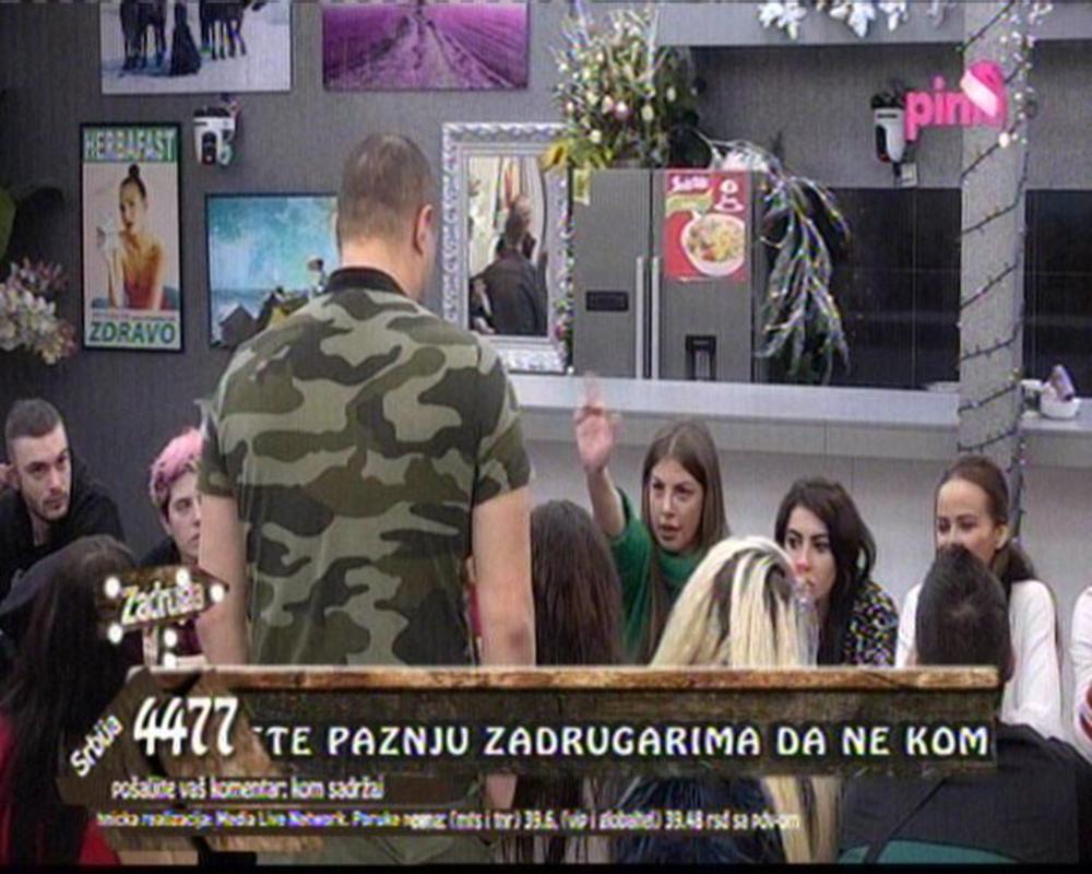 Trenutak svađe između Pavla i Dragane  