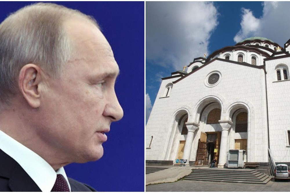 SRBI PUTINU SPREMAJU VELIČANSTVEN DOČEK: Ispred Hrama u Beogradu čekaće ga 70.000 ljudi