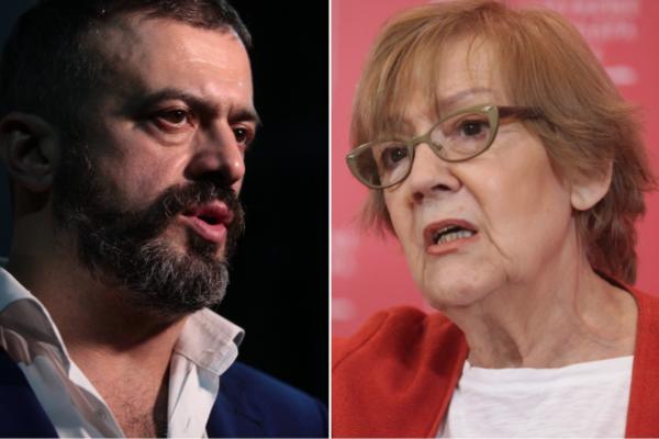 PRVO SAMO NAPRED, ONDA KRETENČINO! Pešićka ispljuvala Sergeja, a kad je videla da peva četničke pesme, dobila fras!