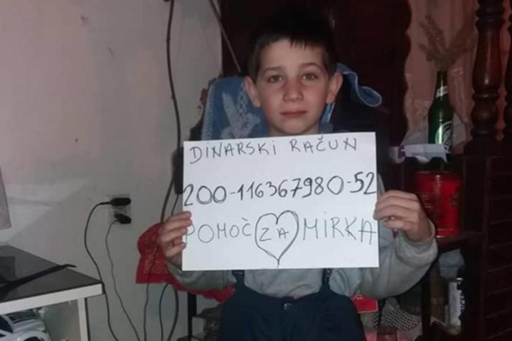 MIRKO (7) NEMA NI OCA, NI MAJKU, NI STRUJU, A DUG JE 1.000 EVRA: Srbijo, pokaži od čega si napravljena i pomozi!
