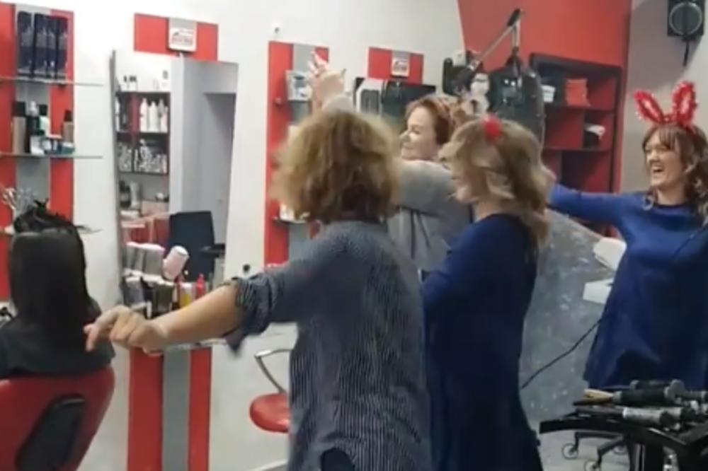 ZAVLADAO HAOS U FRIZERSKOM SALONU U VRBASU: Ovaj snimak je odgledalo POLA MILIONA ljudi i svi su u ČUDU! (VIDEO)