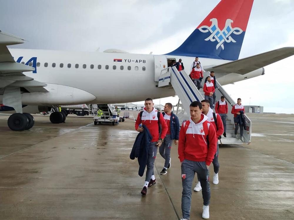 Fudbaleri Crvene zvezde po dolasku u Pafos  