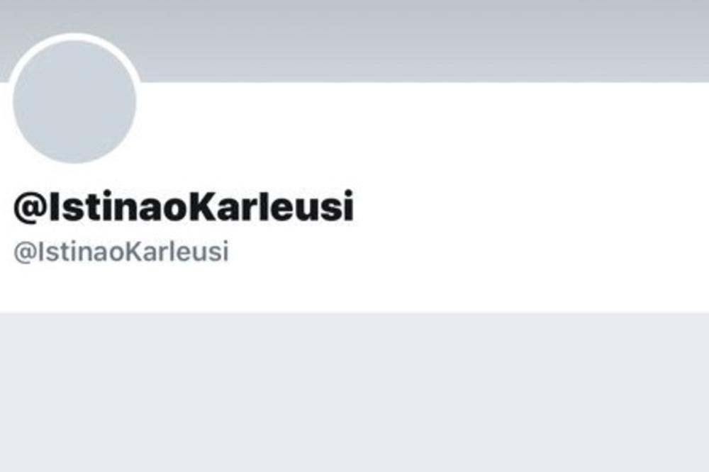 MOJ POSAO JE OVDE ZAVRŠEN! Ugašen profil na TVITERU pod nazivom ISTINA O KARLEUŠI koji je i objavio sve o pevačici