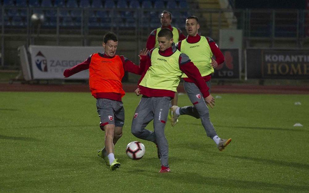 Slavoljub Srnić i Dejan Joveljić na treningu  