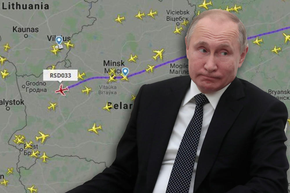 PUTIN JE U SRBIJI! Pratite iz minuta u minut let aviona predsednika Rusije ka Srbiji