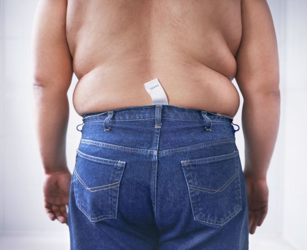 Salo, Leđa, Gojaznost, Muškarac