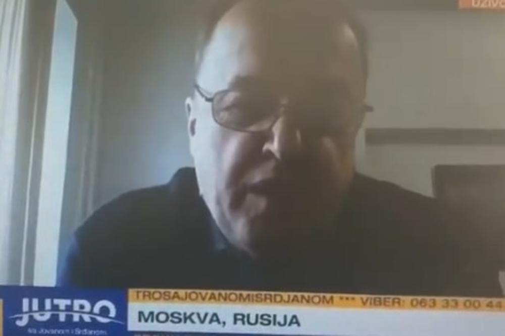RUSI SRBIJU NE VIDE KAO PRIORITET I NEĆE RATOVATI ZBOG TAMO NEKOG KOSOVA! Novinar šokirao u emisiji UŽIVO!