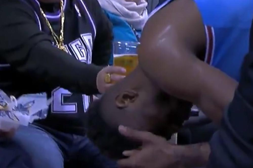 NEMA ON DOVOLJNO GODINA DA BI SMEO DA PIJE PIVO: Navijač 'hladio glavu' klinca iz Sakramenta omiljenim pićem!