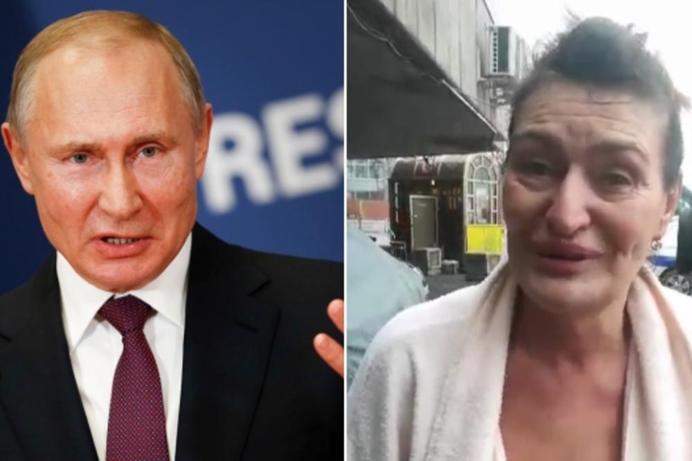 LJUBINKA (65) PLIVALA JE ZA ČASNI KRST I UPUTILA SNAŽNU PORUKU VLADIMIRU PUTINU! (VIDEO)