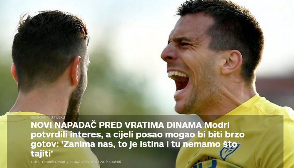 Naslov u jednom od hrvatskih portala  