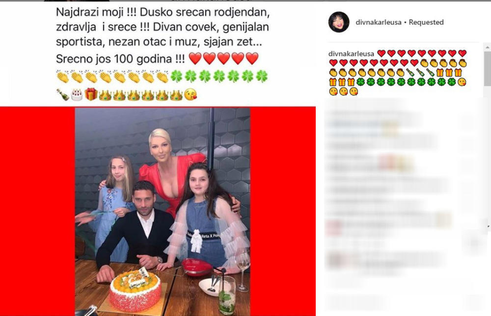 Divna uputila čestitku